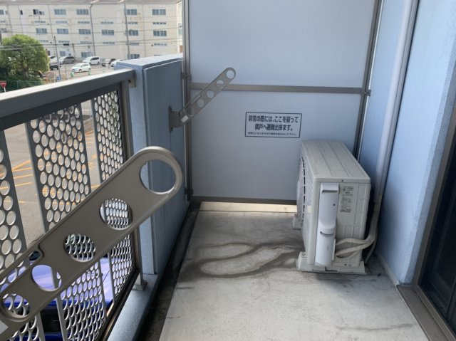 BlueWing鯉江本町のバルコニー