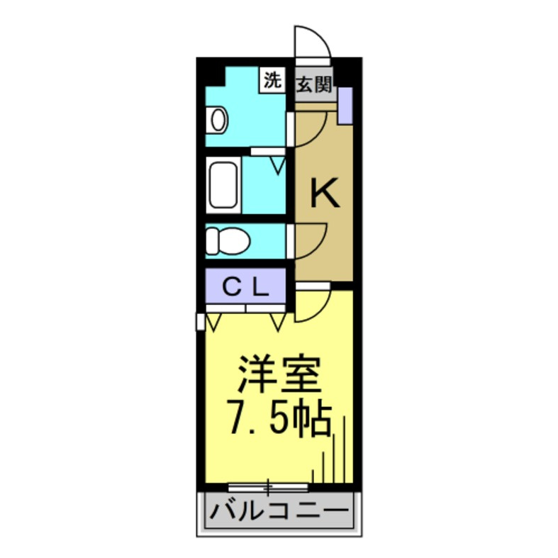 BlueWing鯉江本町の間取り