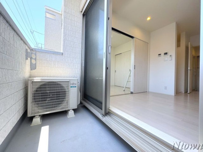【バルコニー】 | ハーモニーテラス志賀町Ⅸ | 広々としたバルコニーです