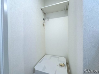 【設備】 | ハーモニーテラス志賀町Ⅸ | 洗濯機置き場です。
