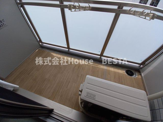 エスプレイス神戸グレースのバルコニー