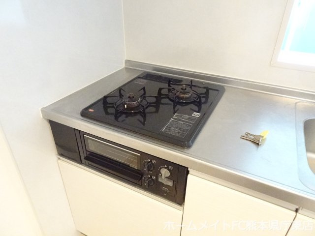 熊本市中央区九品寺６丁目の賃貸マンションのキッチン
