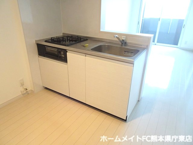 熊本市中央区九品寺６丁目の賃貸マンションのキッチン