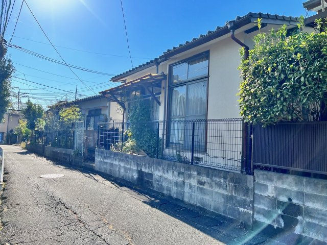 熊本市北区高平1丁目売地の前面道路含む現地写真