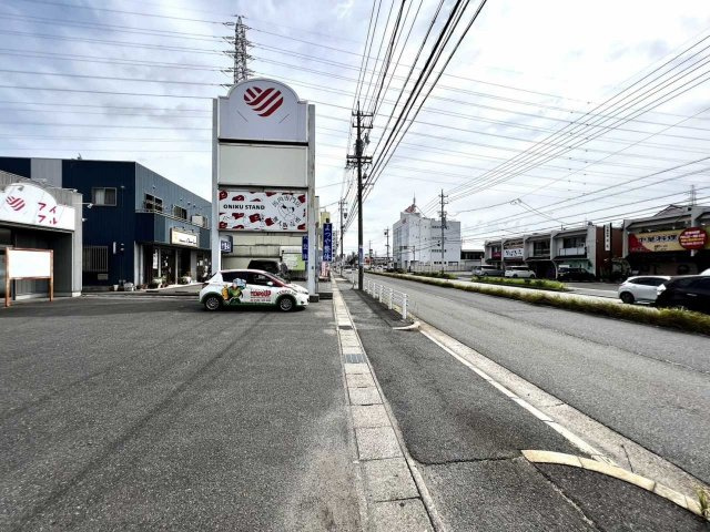 内藤店舗の駐車場