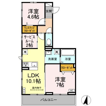 ローレルハイムの間取り