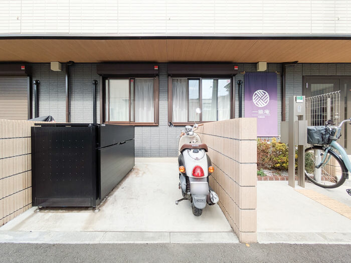 ローレルハイムの設備|バイク置場