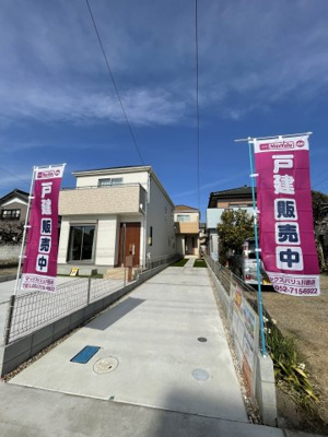 【外観】 | 知立市谷田町全２棟＜仲介手数料無料＞知立南小・知立南中　新築一戸建て | 〈内覧予約キャンペーン実施中！〉マックスバリュde住まい相談までご連絡下さい。