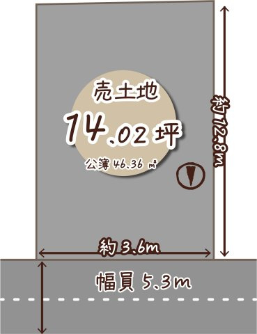 寺戸町二ノ坪　建築条件無土地