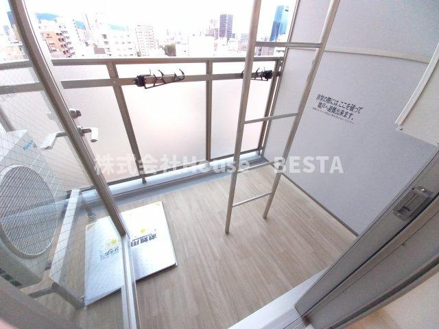 エスリード神戸レジデンスのバルコニー