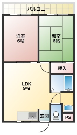 プレアール蔀屋本町の間取り