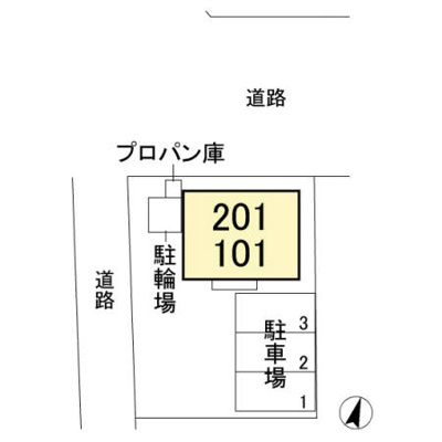 【区画図】 | シャトルハイツ
