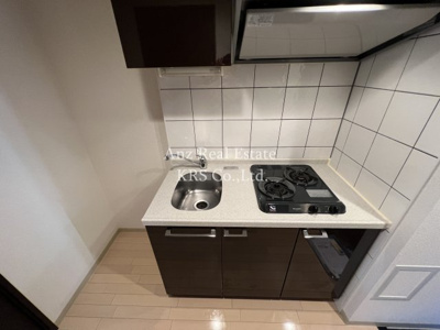 【キッチン】 | エスリード阿波座シティーウエスト | 2口ガスコンロ！すぐ横には冷蔵庫置き場があります♪