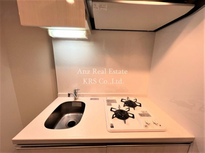 【キッチン】 | レジュールアッシュ中之島SOUTH | 2口ガスコンロ！使いやすいキッチン！