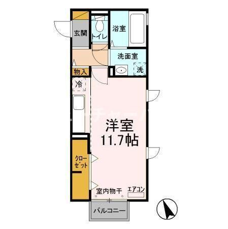 シャルマン　Ｃの間取り