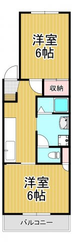 【間取り】 | グリーンヒルハイツ