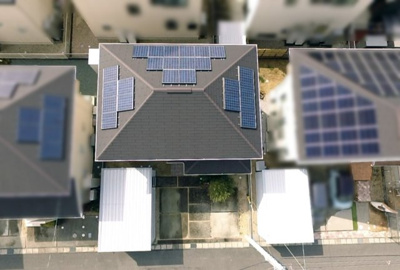 【発電・温水設備】 | 鈴鹿市道伯町 | 太陽光発電システム付