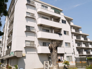 【外観】 | 開放感ある立地。RC造のしっかりした建物です。