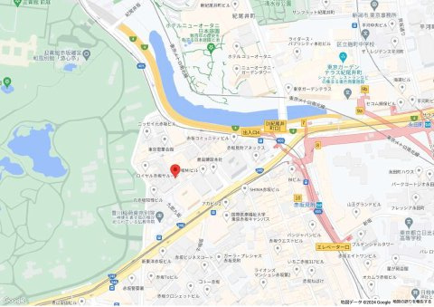 元赤坂マンションの地図