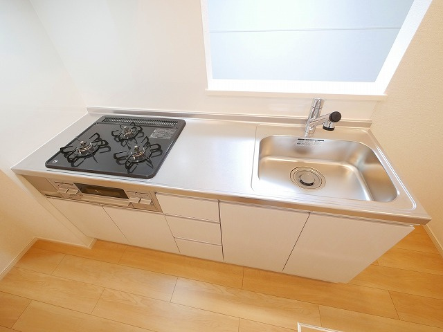 アプリコットⅢのキッチン|キッチンでお料理をお楽しみください