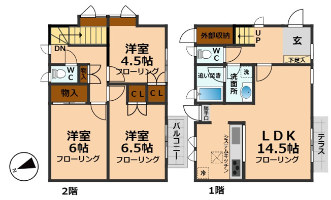 【間取り】 | アベニュー浜田山