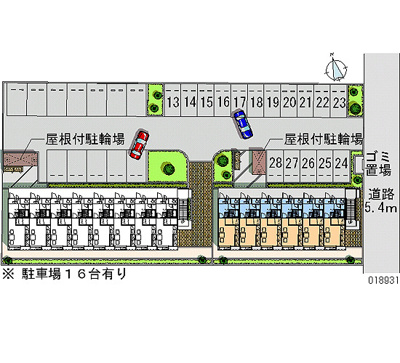 【駐車場】 | レオパレスグローリー | 画像4
