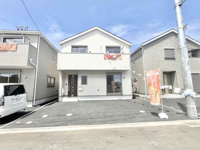 相模原市緑区上九沢　最終2棟！の外観|6号棟：外観
「初めまして！」が集まる分譲地。たくさんの子供たちが年齢を問わずに、仲良く一緒に成長できるのは大型分譲地の特徴ですね。
