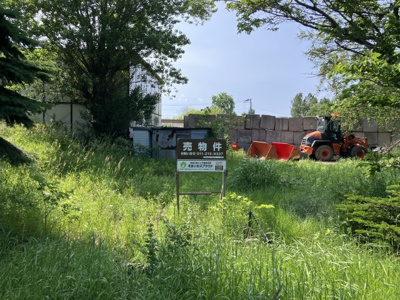 【外観】 | 北区新琴似町 | 現地写真（土地前面）