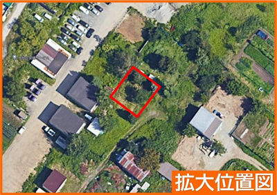 【地図】 | 北区新琴似町 | 航空写真位置図（拡大）