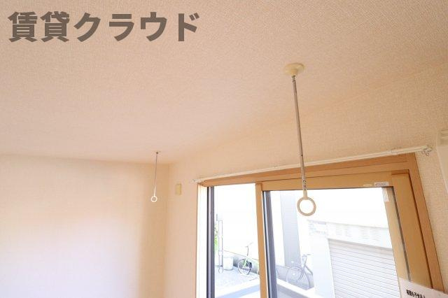 カーサ・カルモ亥鼻の設備|急な雨でも安心♪室内物干し付きです♪