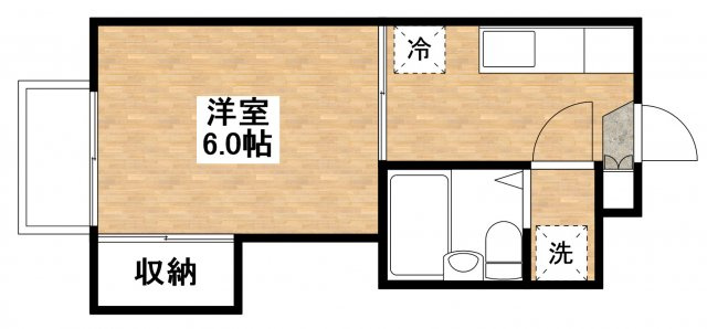 クリーンハイツ旭が丘の間取り