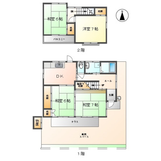 【間取り】 | 宮代天神前住宅