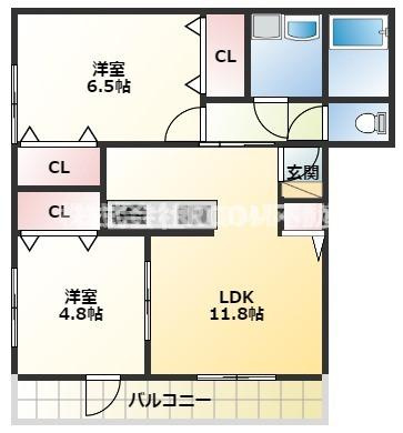 ネオハイツ宮丸の間取り