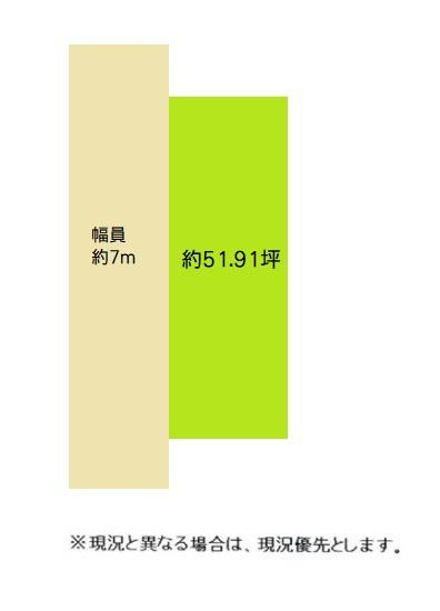 和歌山市男野芝丁　土地の土地図