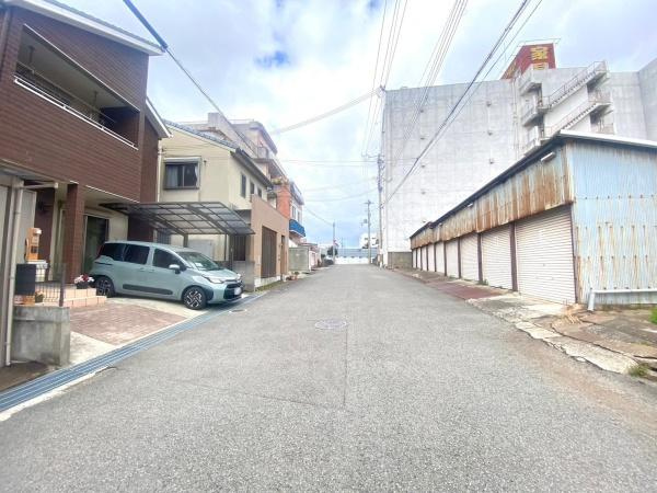 和歌山市男野芝丁　土地の前面道路含む現地写真