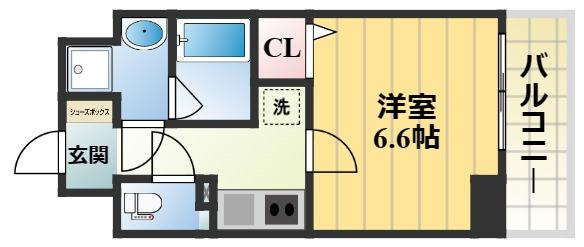 Metrosa深江橋の間取り