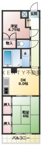 【間取り】 | こーぽ勝巳