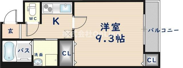 【間取り】 | フジパレス河内花園Ⅴ番館