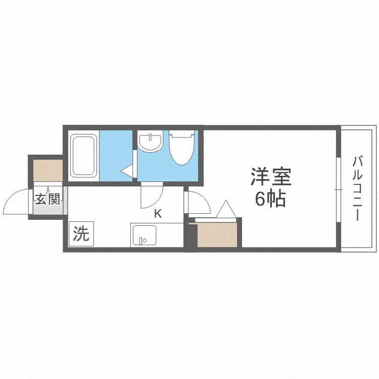 SERENiTE北浜の間取り