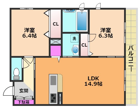 【間取り】 | サニーコートティアラ