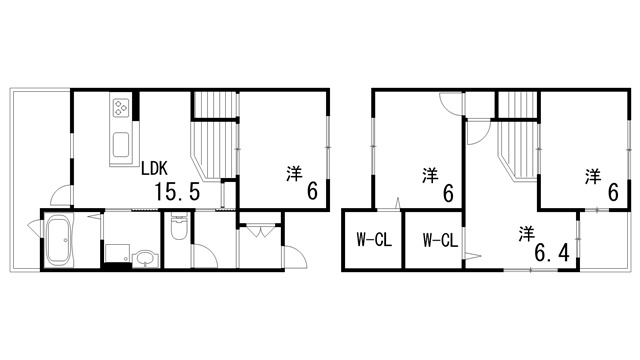 コージィコートの間取り