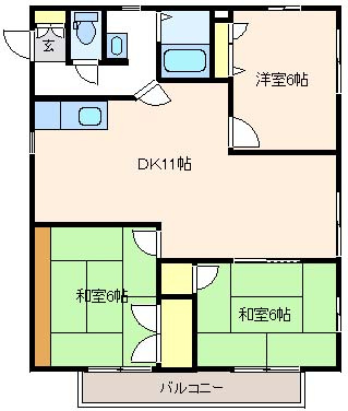 ディアスJaの間取り