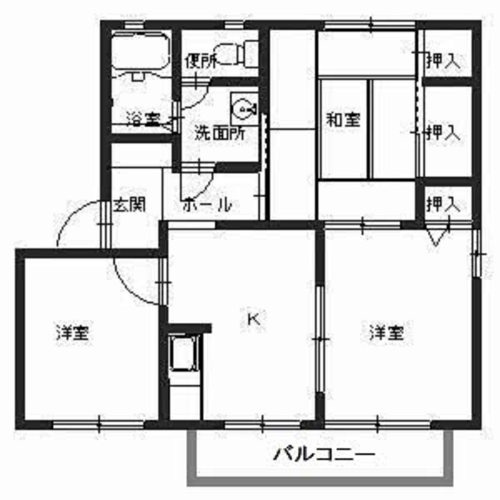 メープルコートA棟の間取り