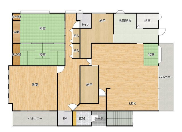 【間取り】の画像