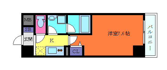 フレアコート甲南の間取り