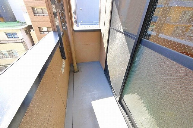 グリーンフィール大宮のバルコニー|南向きのバルコニー付きです
