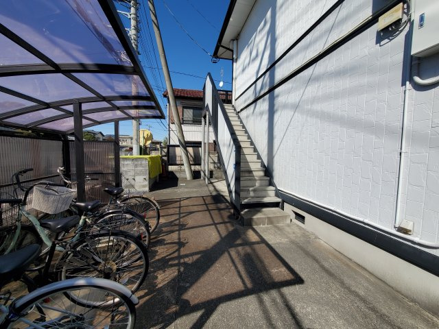ラークハイツAのエントランス