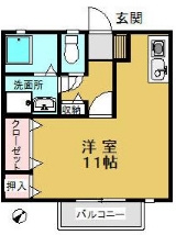 セゾンコート壱番館の間取り