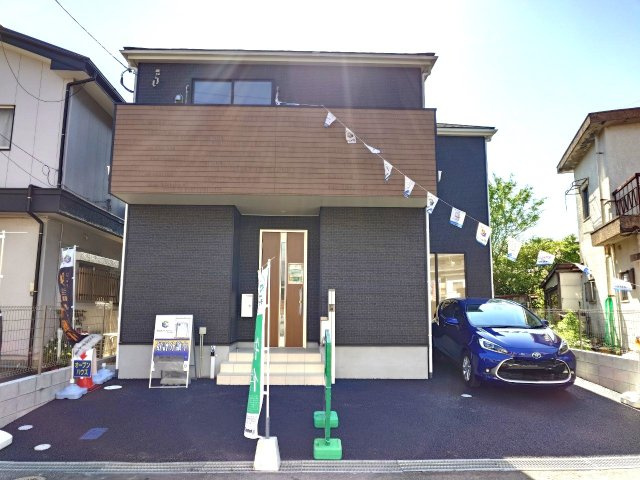 ークレイドルガーデンー小倉南区田原新町第1　【小倉南区　新築戸建て】の外観|モダンな色合いの外観です　【小倉南区　新築戸建て】