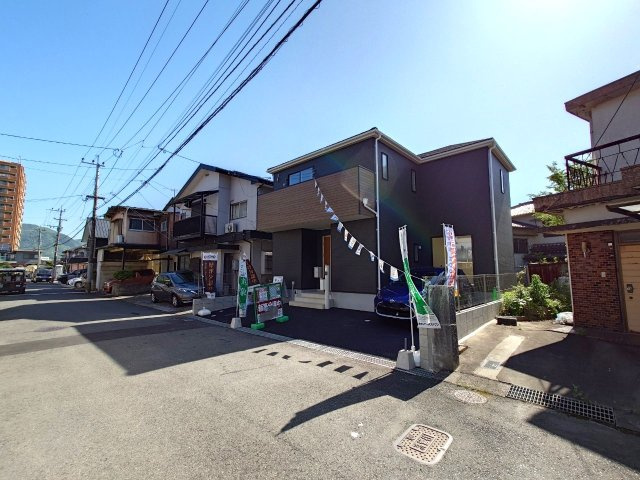 ークレイドルガーデンー小倉南区田原新町第1　【小倉南区　新築戸建て】の前面道路含む現地写真|交通量も少なく駐車しやすい♪　【小倉南区　新築戸建て】